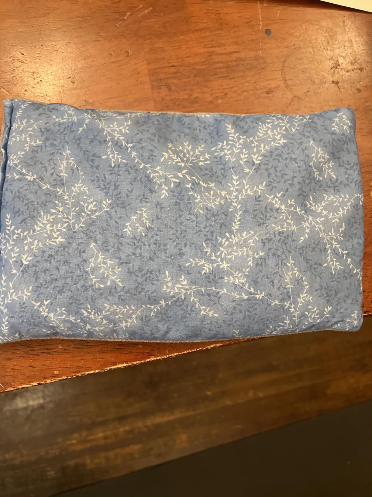 SacksyThyme Microwave Heating Pad for Cramps, Back, Neck, Shoulders, Leg Pain - Reusable Heat Pack, Hot Moist Microwavable Therapy Pack - Unscented Flaxseed Hot Compress Made in USA, 12x7 Inch customer photo 2