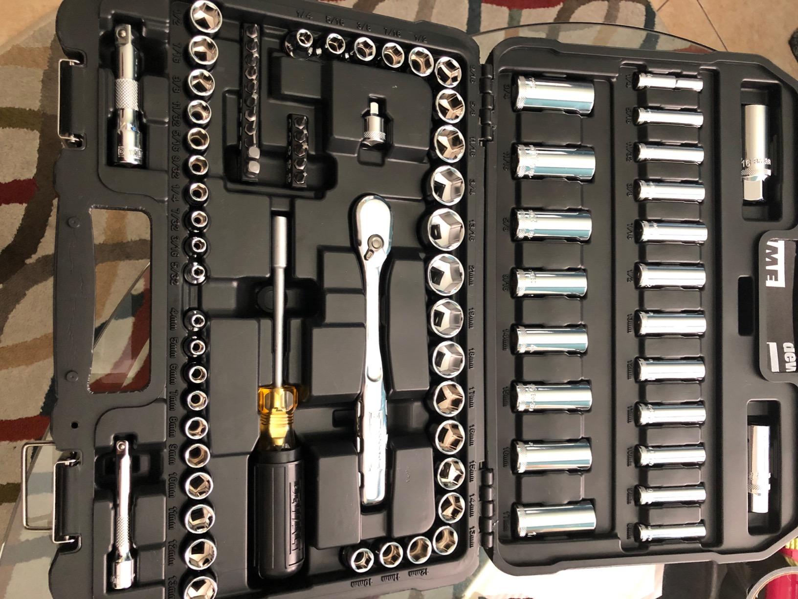 DEWALT Mechanics Tool Set, 84-Piece customer photo 1