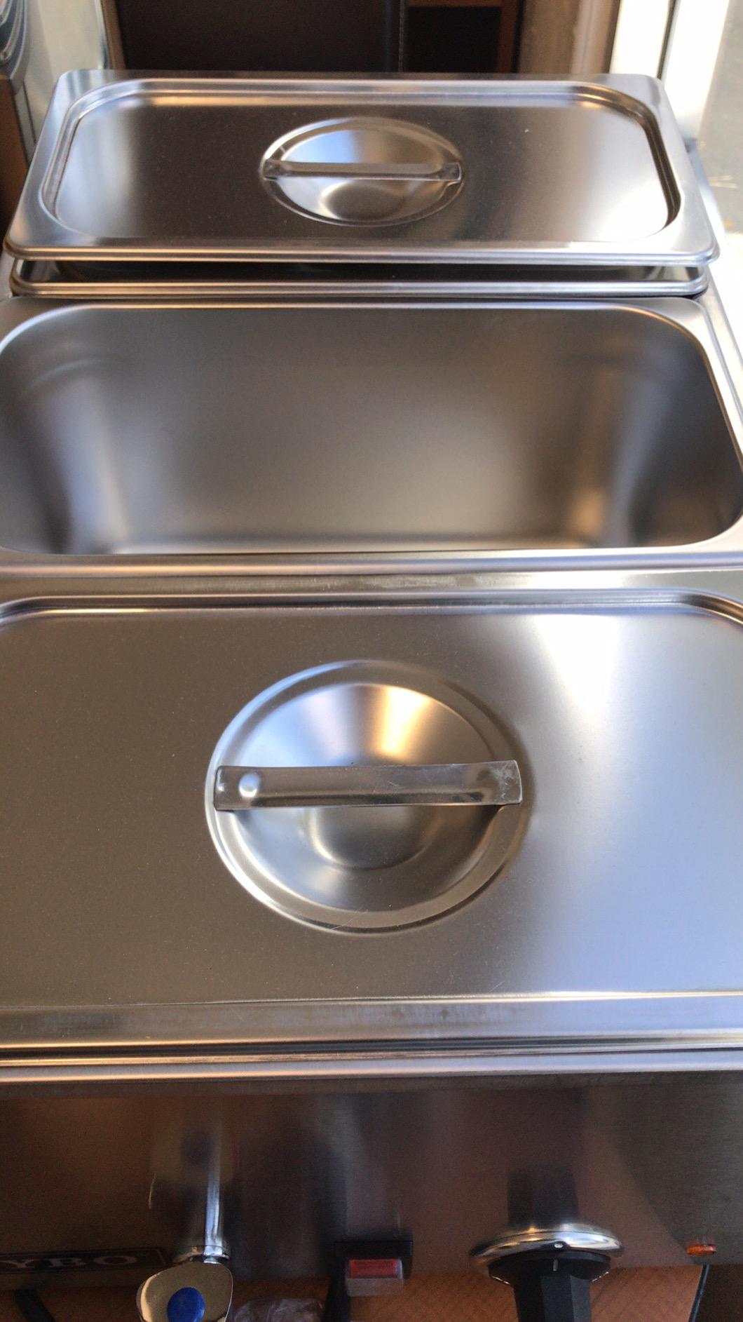 SYBO Commercial Grade Stainless Steel Bain Marie Buffet Food Warmer Steam Table for Catering and Restaurants (1 Section with Tap) customer photo 2