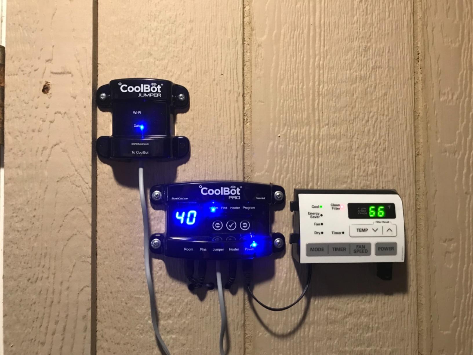CoolBot Pro 34°F Walk-in Cooler Controller for Air Conditioners (Wi-Fi Enabled) customer photo 2