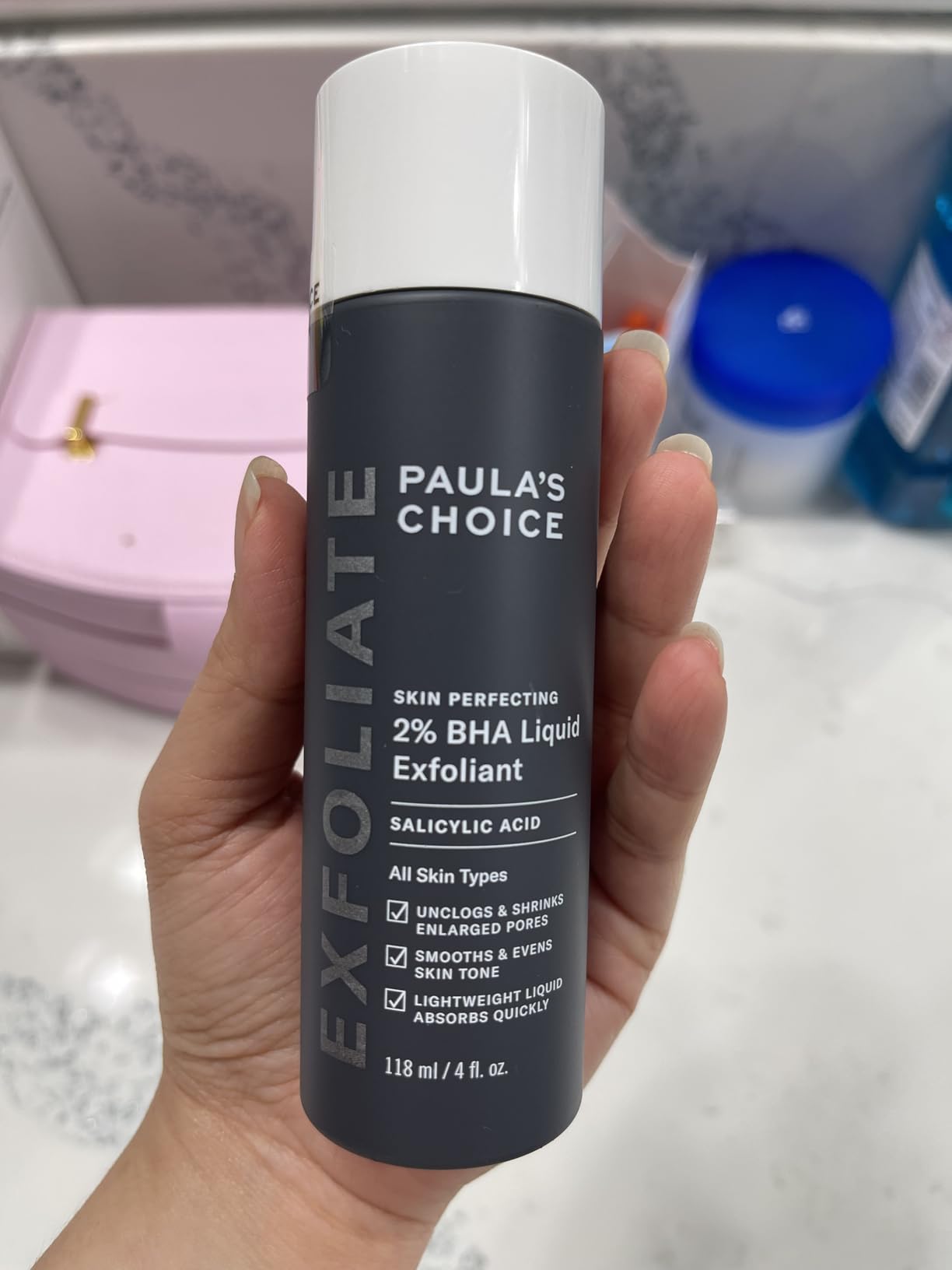 Paula's Choice SKIN PERFECTING 2% BHA Liquid Exfoliant with Salicylic Acid, Facial Polish for Pores, Wrinkles & Fine Lines, Suitable for Blackhead-Prone Skin, Fragrance-Free customer photo 2