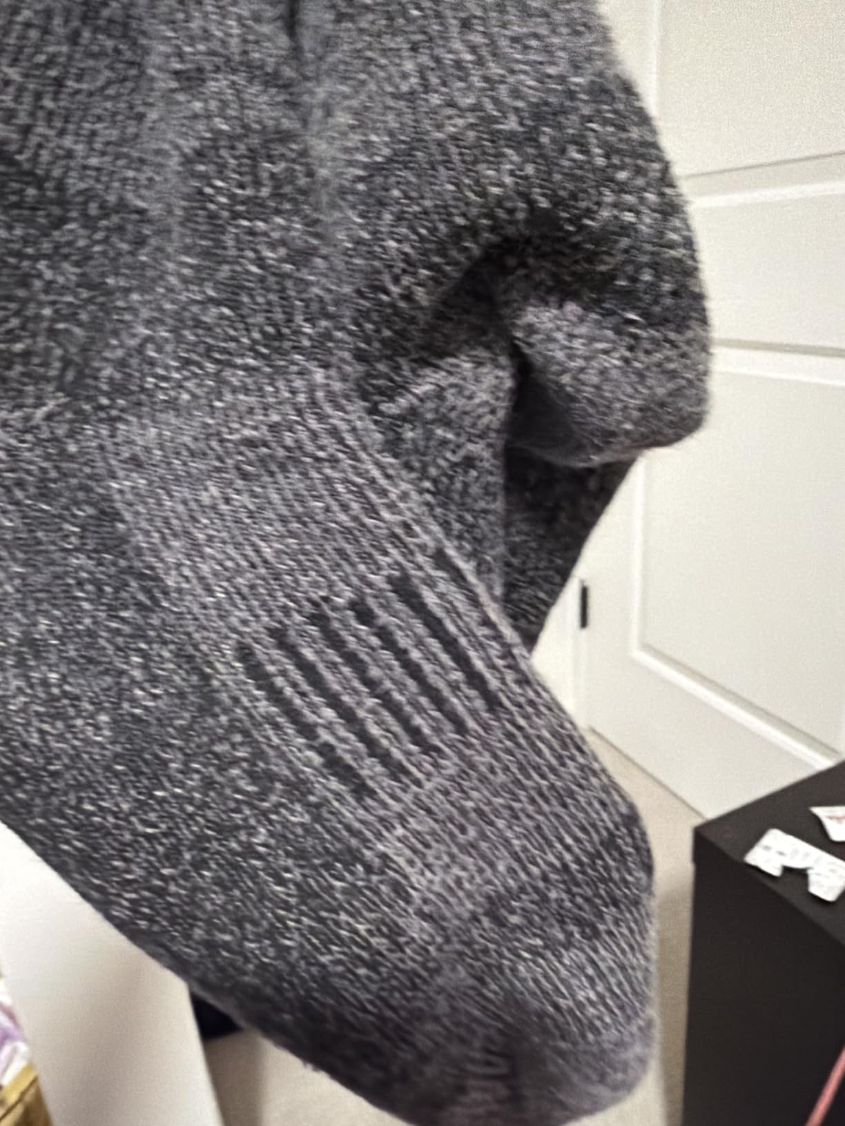 Mens Merino Wool Hiking Cushion Socks Thermal Warm Crew Winter Boot Socks Pack (2/4 Pair,6-13 Size) customer photo 1