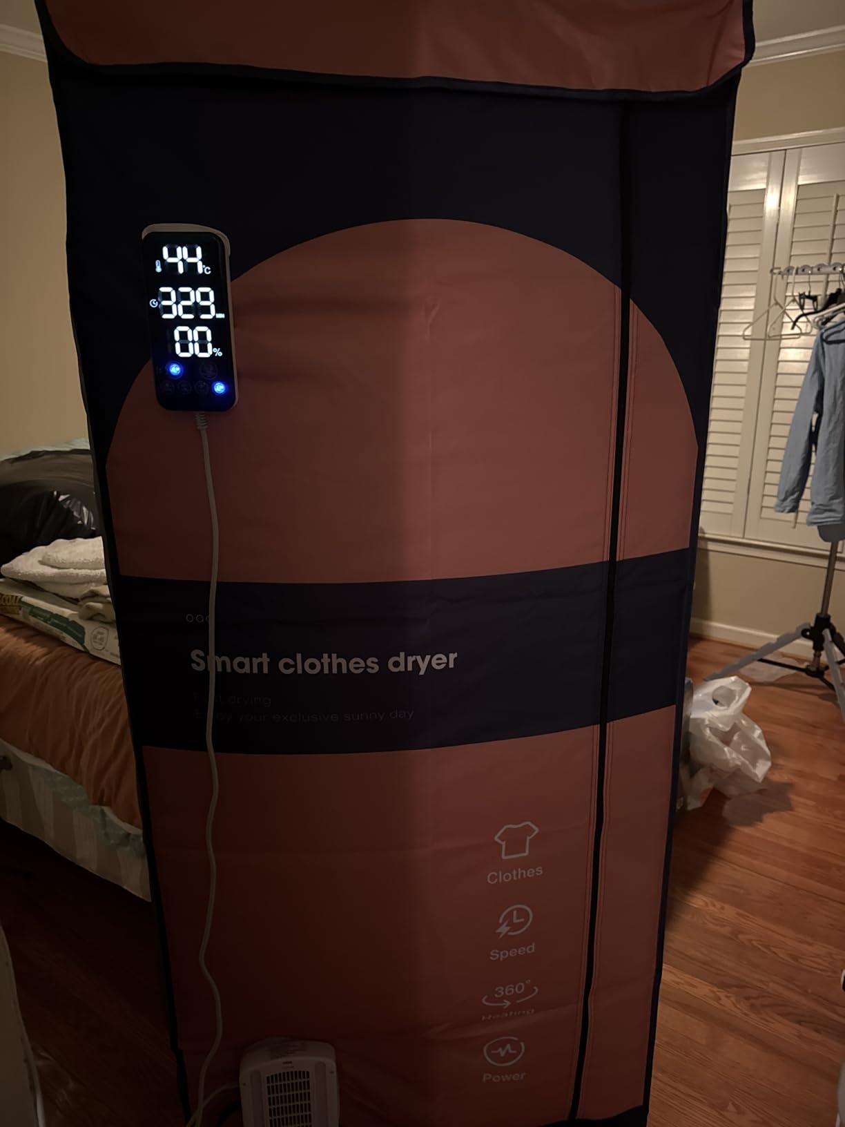 Portable Clothes Dryer, 110V -1600W Clothes Dryer, 67Inch -3 Tier Foldable Clothes Dryers Rack, Energy Saving Portable Dryer for Apartment, Indoor, Travel, RV customer photo 2