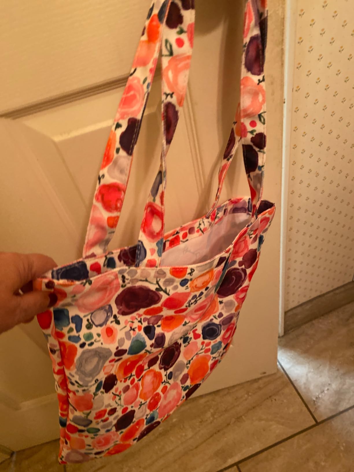 kate spade new york Canvas Tote Bag with Interior Pocket customer photo 2