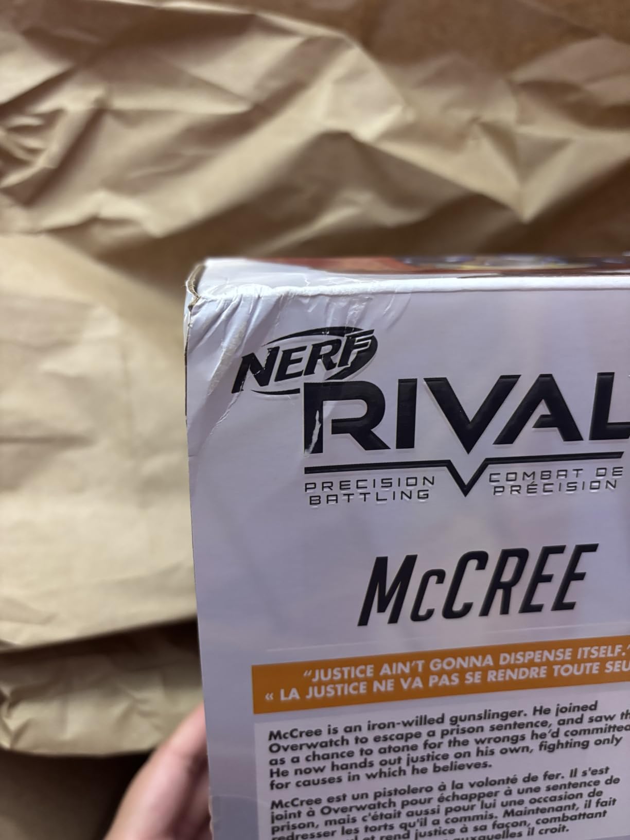 Nerf Overwatch McCree Rival Blaster with Die Cast Badge & 6 Overwatch Rival Rounds customer photo 1