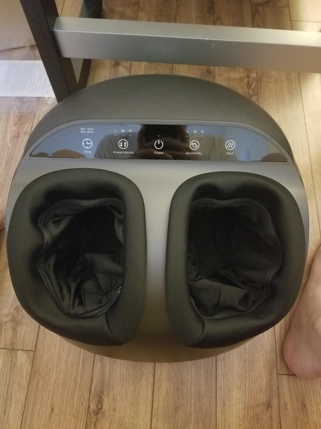 RENPHO Full Foot Massager Machine, 2026 Upgraded Shiatsu Foot Massager with Heat, FSA Eligible HSA Store Eligible, Plantar Fasciitis Massager, Fits Up to Size 13 customer photo 2
