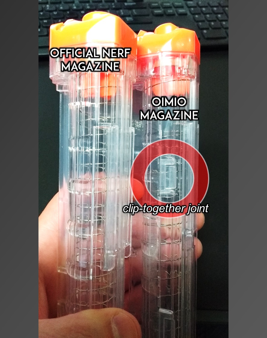 12-Round Magazine, 2 Pack 12-Round Magazines Bullet Clips for Nerf Rival customer photo 1