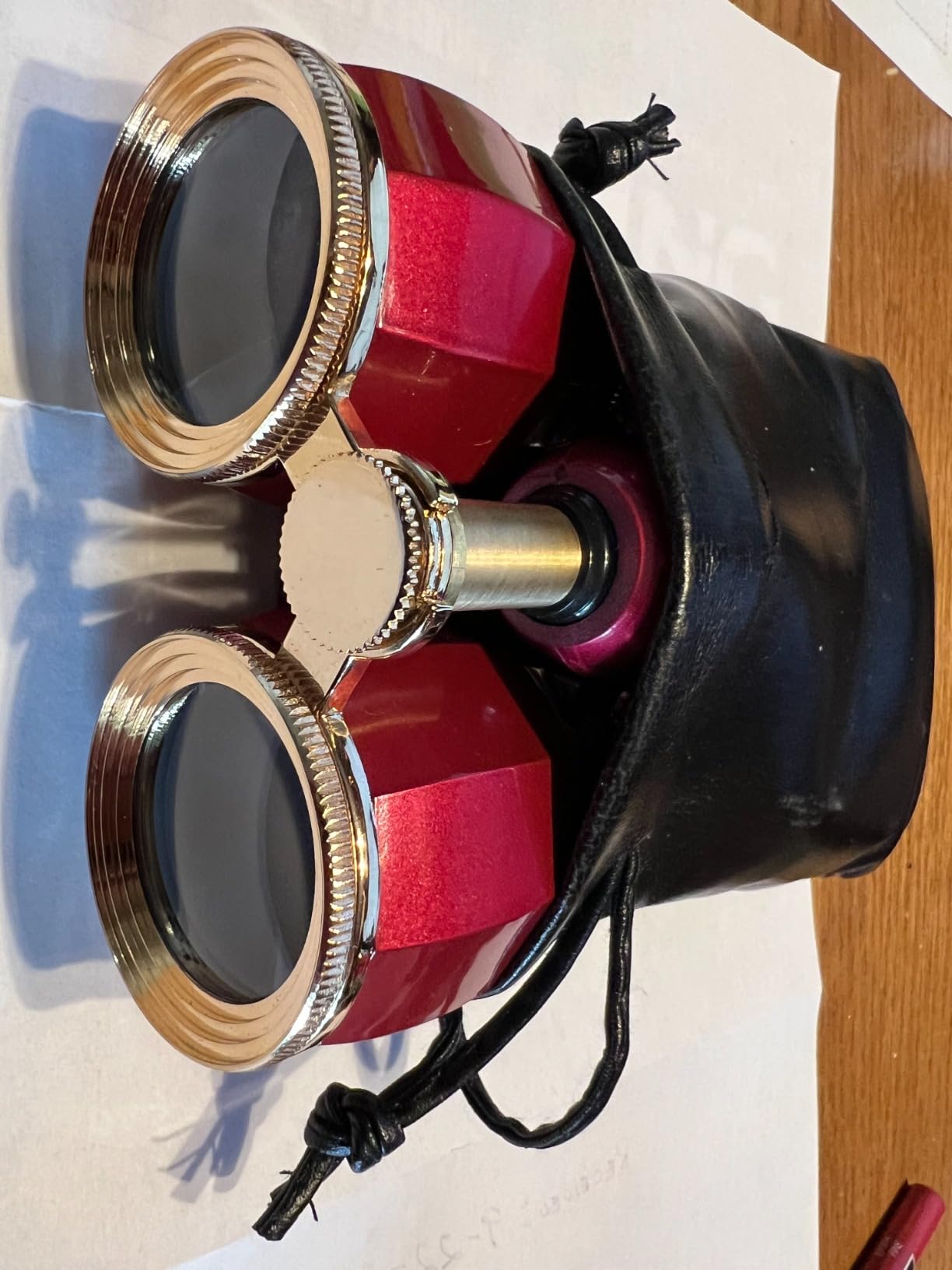 ESSLNB Opera Glasses Binoculars for Women Adults 4X30mm Theater Glasses Compact for Theater and Concerts Antique Binoculars with Case Removable Chain (Black) customer photo 2