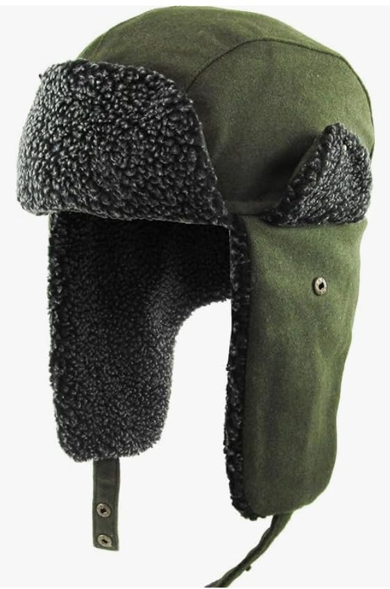 Wool Blend Aviator Trapper Hat Trooper Ear Flaps Ushanka Eskimo Russian Warm Winter Cold Weather Hat customer photo 2