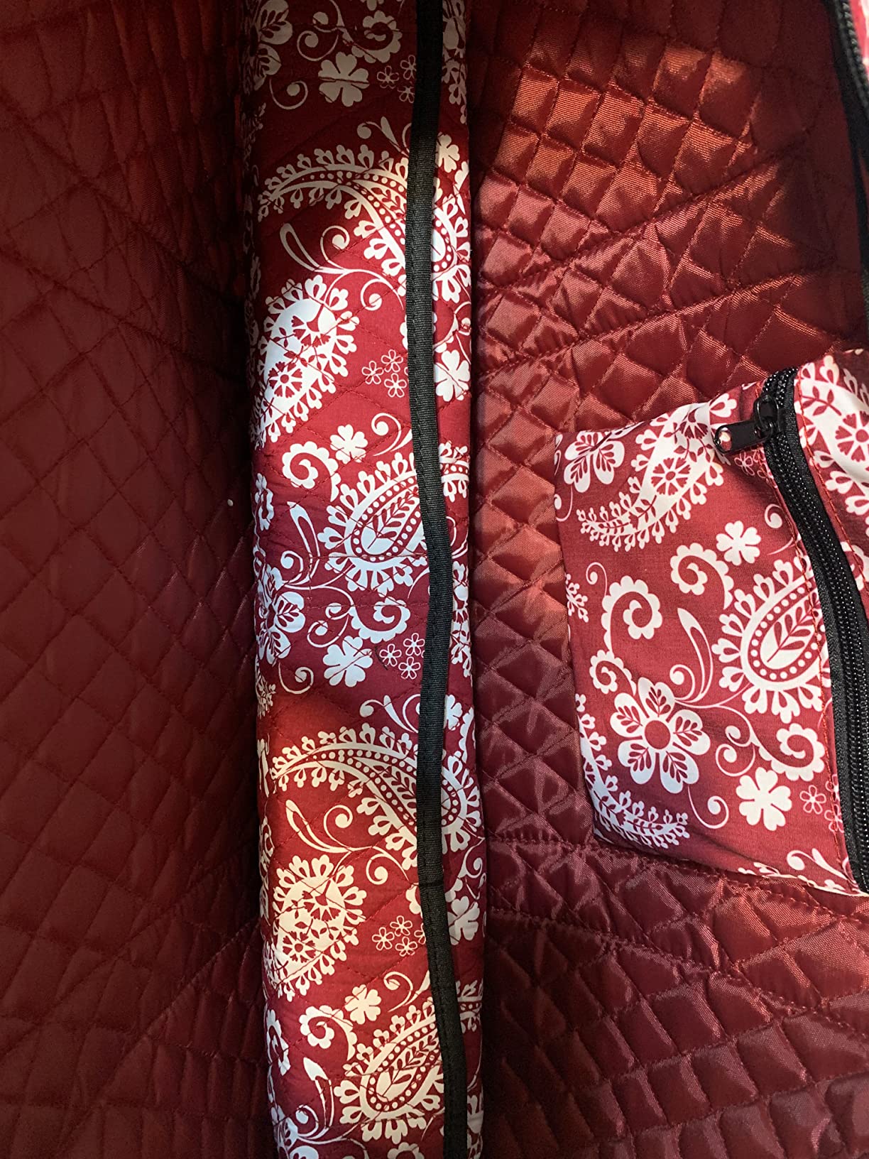 Mose Cafolo American Mahjong Set, Blue Paisley Carrying Bag, 166 Premium White Tiles, 4 All-in-One Color Rack/Pushers Complete Mahjong Tiles Set customer photo 2