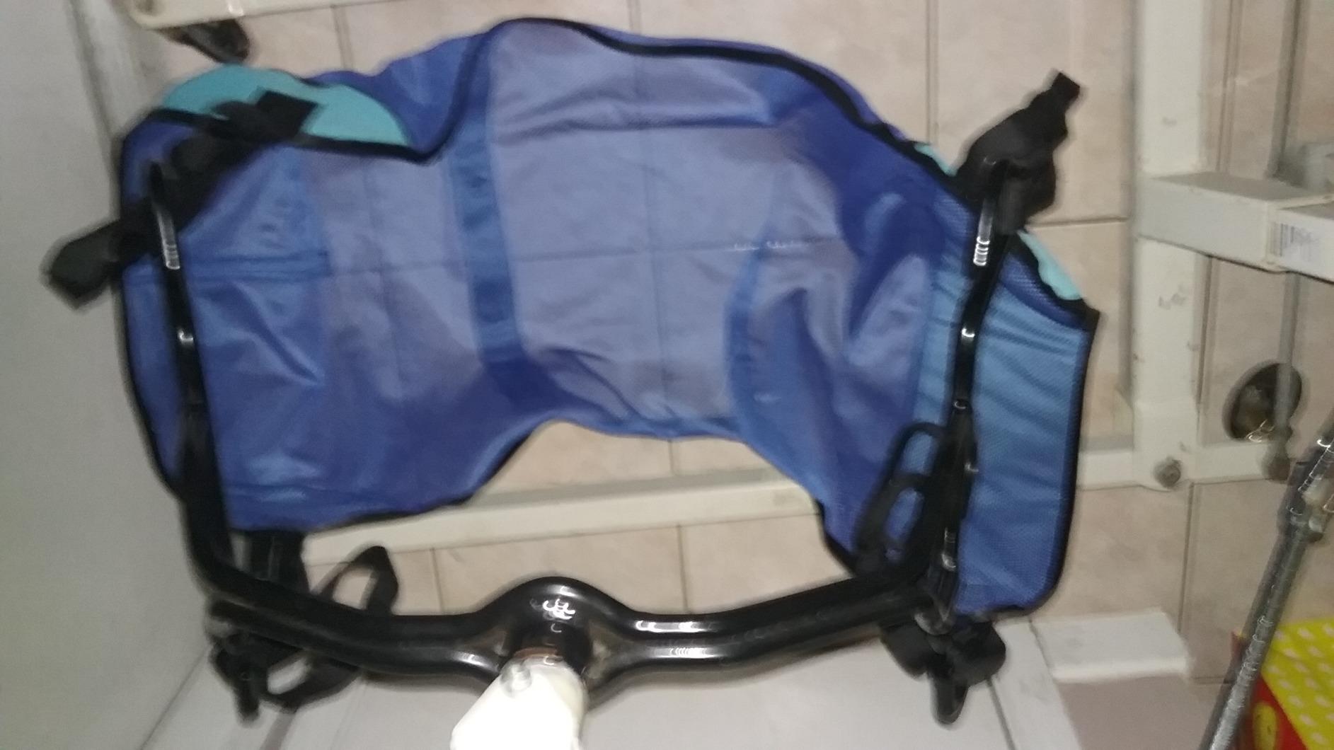 Vive Patient Lift Sling - Full Body Mesh Transfer Sling for Showering & Home Use - Hoyer Lift Pad for Elderly, Disabled, Bariatric - Patient Transfer Assist Device Blanket for Bed Positioning, Lifting customer photo 1