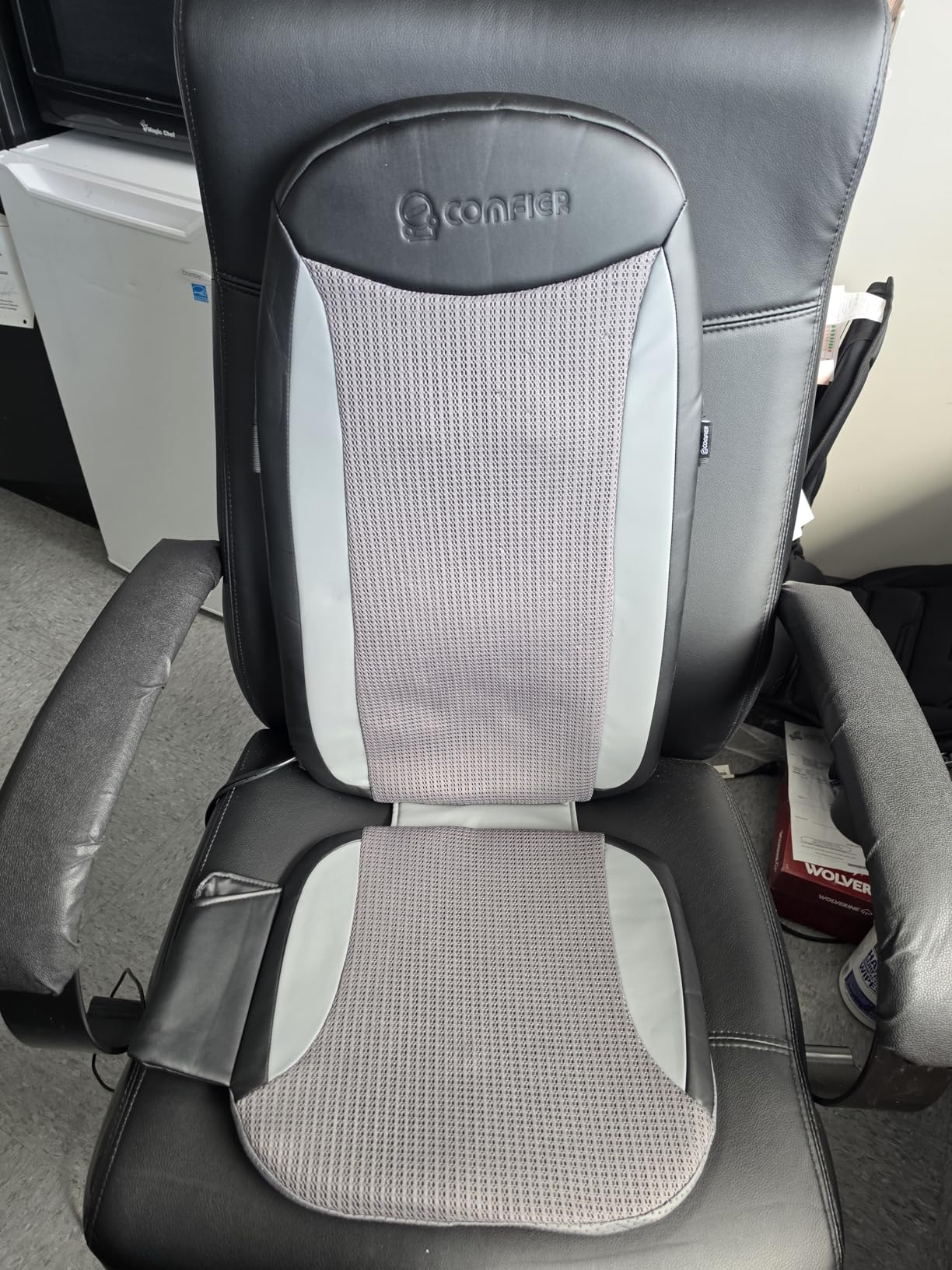 COMFIER Shiatsu Back Massager with Heat, Deep Tissue Kneading Massage Seat Cushion, Massage Chair Pad for Full Back, Body Massager for Home or Office Chair use, Father Day Gift for Men customer photo 1