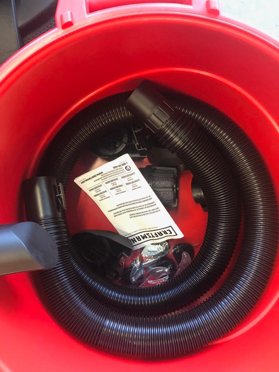 CRAFTSMAN CMXEVBE17607 16 Gallon 6.5 Peak HP Wet Dry Vac with Detachable Leaf Blower, Portable Shop Vacuum Wet and Dry with Filter, Dust Bag, Hose and Attachments for Garage, Outdoor Cleaning customer photo 2