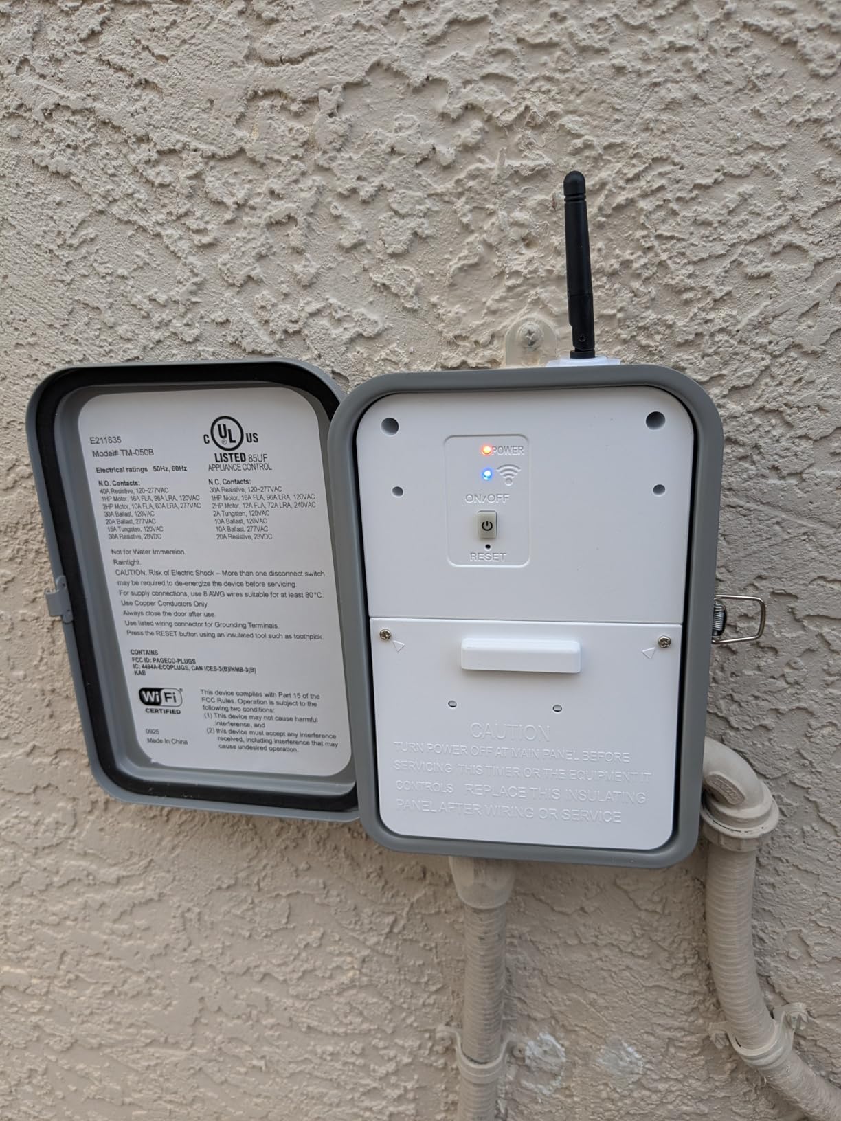 DEWENWILS Pool Pump Timer, Outdoor Smart Wi-Fi Box, Heavy Duty 40A 120-277 VAC 2HP Wireless Controller for Pool, Water Heater, Compatible with Smart Phone, Alexa, Google Assistant, UL Listed customer photo 2