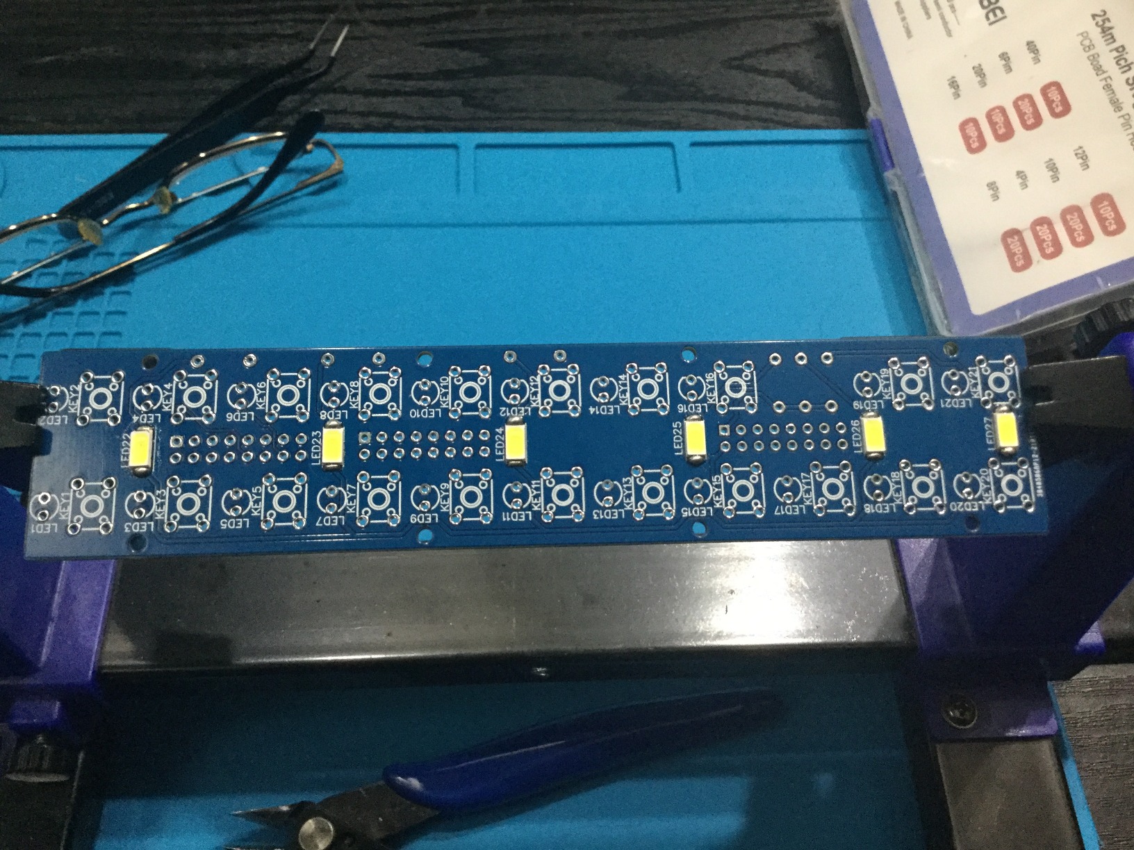 NEWACALOX Hot Air Rework Station 500C Soldering Station with Hot Air Gun, Airflow Adjustable, Desoldering Station for BGA IC, SOIC CHIP, QFP, PLCC, etc. customer photo 2