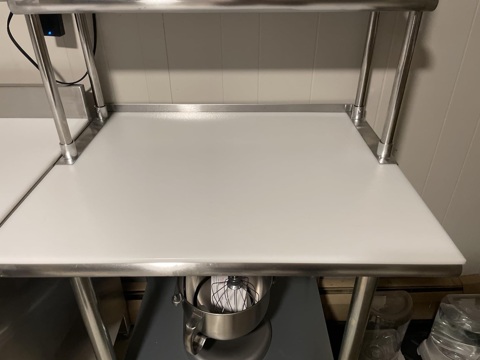 Hally Sinks & Tables H Stainless Steel Table for Prep & Work 24 x 60 Inches, NSF Commercial Heavy Duty Table with Undershelf and Backsplash for Restaurant, Home and Hotel customer photo 1