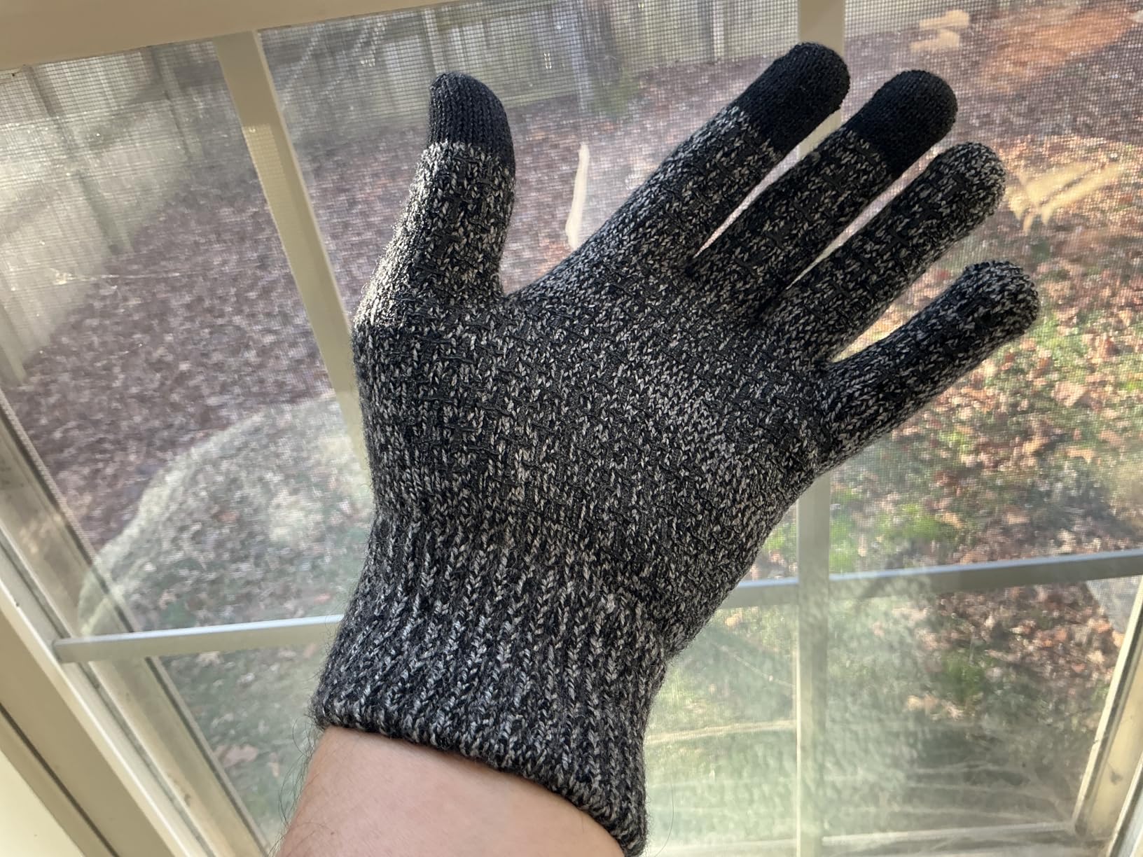 TRENDOUX Merino Wool Winter Gloves for Men Women, Cold Weather Warm Touchscreen Unisex, Non-slip, Knit Elastic Cuff customer photo 2