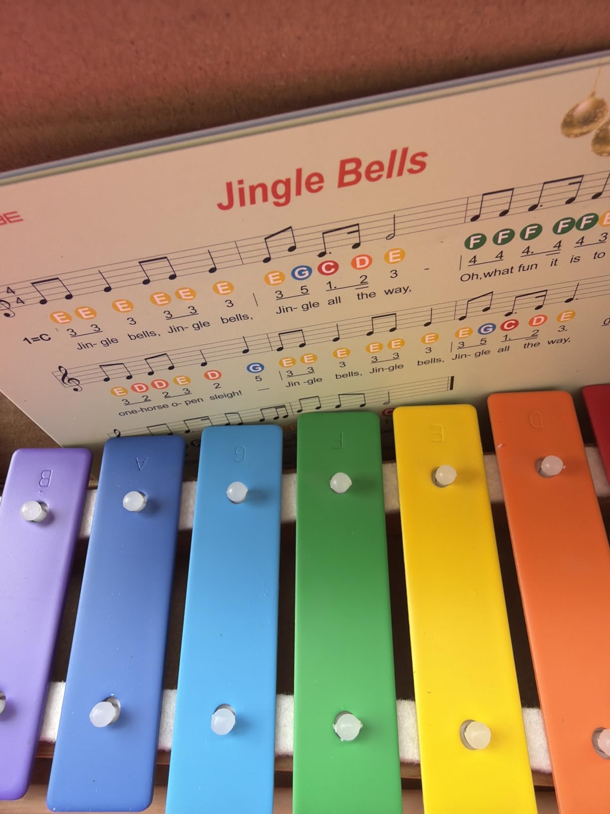Xylophone for Kids Wood Xylophone with Mallets Orff Music Instrument for Educational& Preschool Learning Baby Percussion Kit with Professional Tuning for Toddlers Gift Choice for Children age customer photo 1