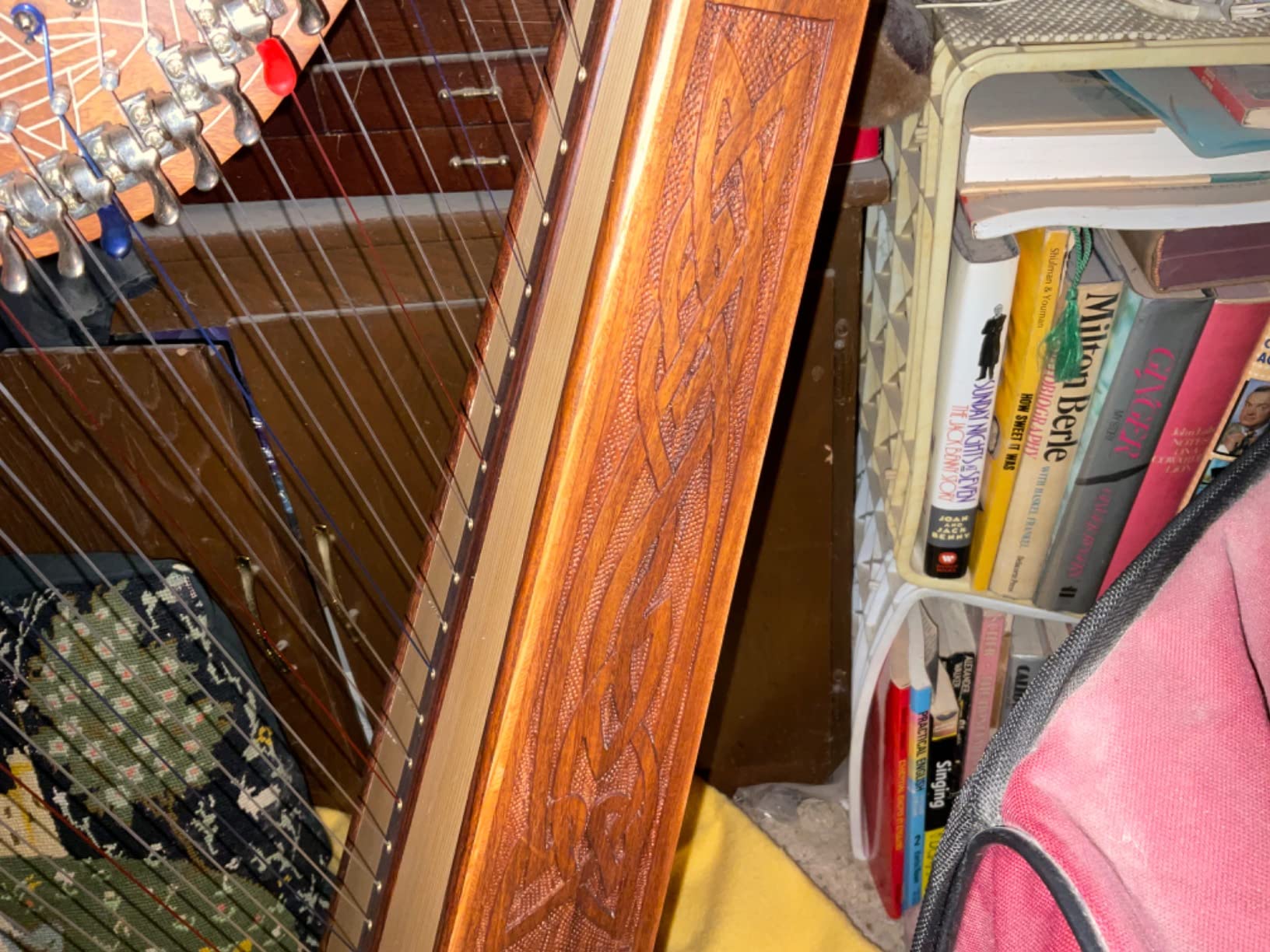 Minstrel Harp 29-String w/Full Chelby Levers - Knotwork customer photo 2