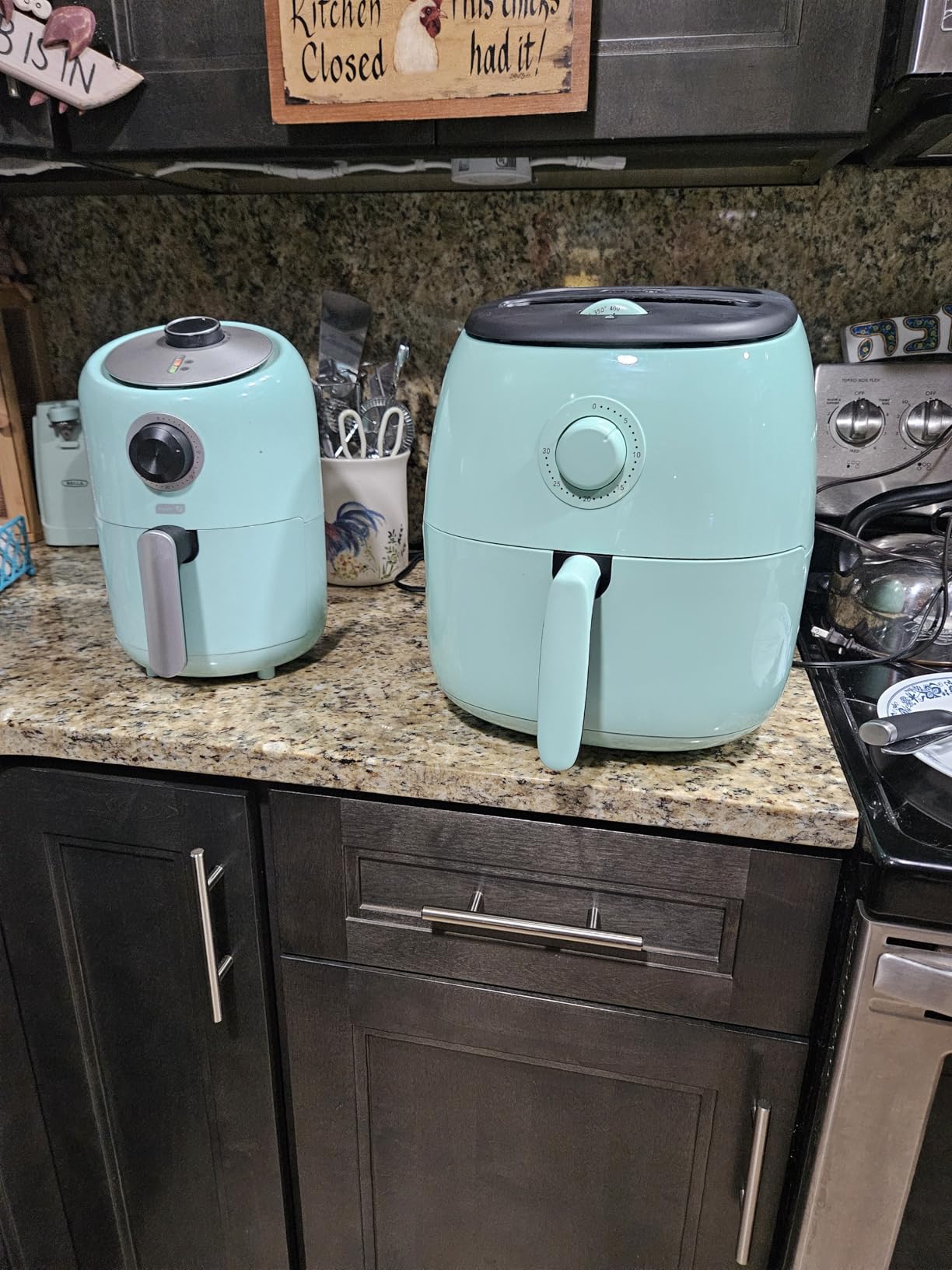 Dash Tasti-Crisp Air Fryer - AirCrisp Technology - Compact Design with Adjustable Temperature Control - Nonstick Fry Basket & Auto Shut-Off Feature - 2.6 Quarts - Cool Grey customer photo 1