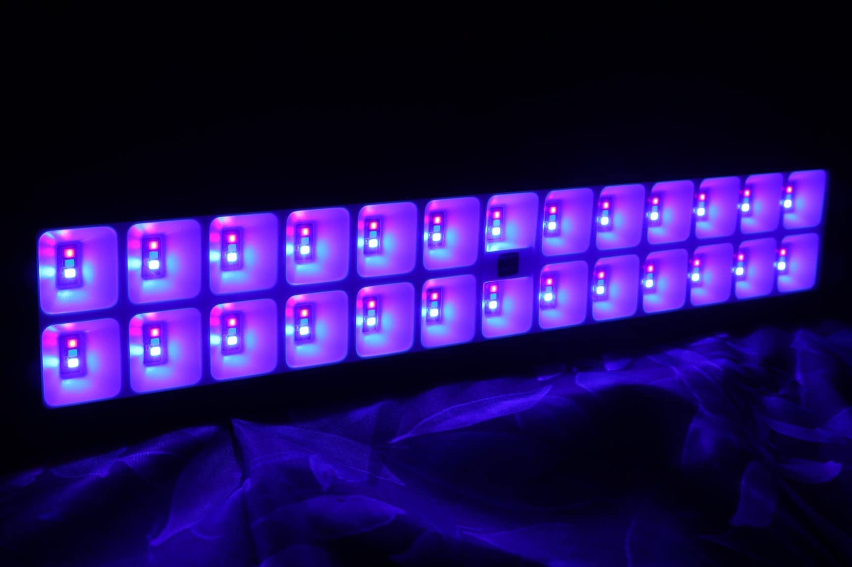 Onforu Stage Lights 2 Pack 48W LED Wall Washer Light, IP66 Waterproof Outdoor RGB Light Bar with Timing, Wash Lights with DIY Colors 44-Key Remote for Garden Wedding Party customer photo 2