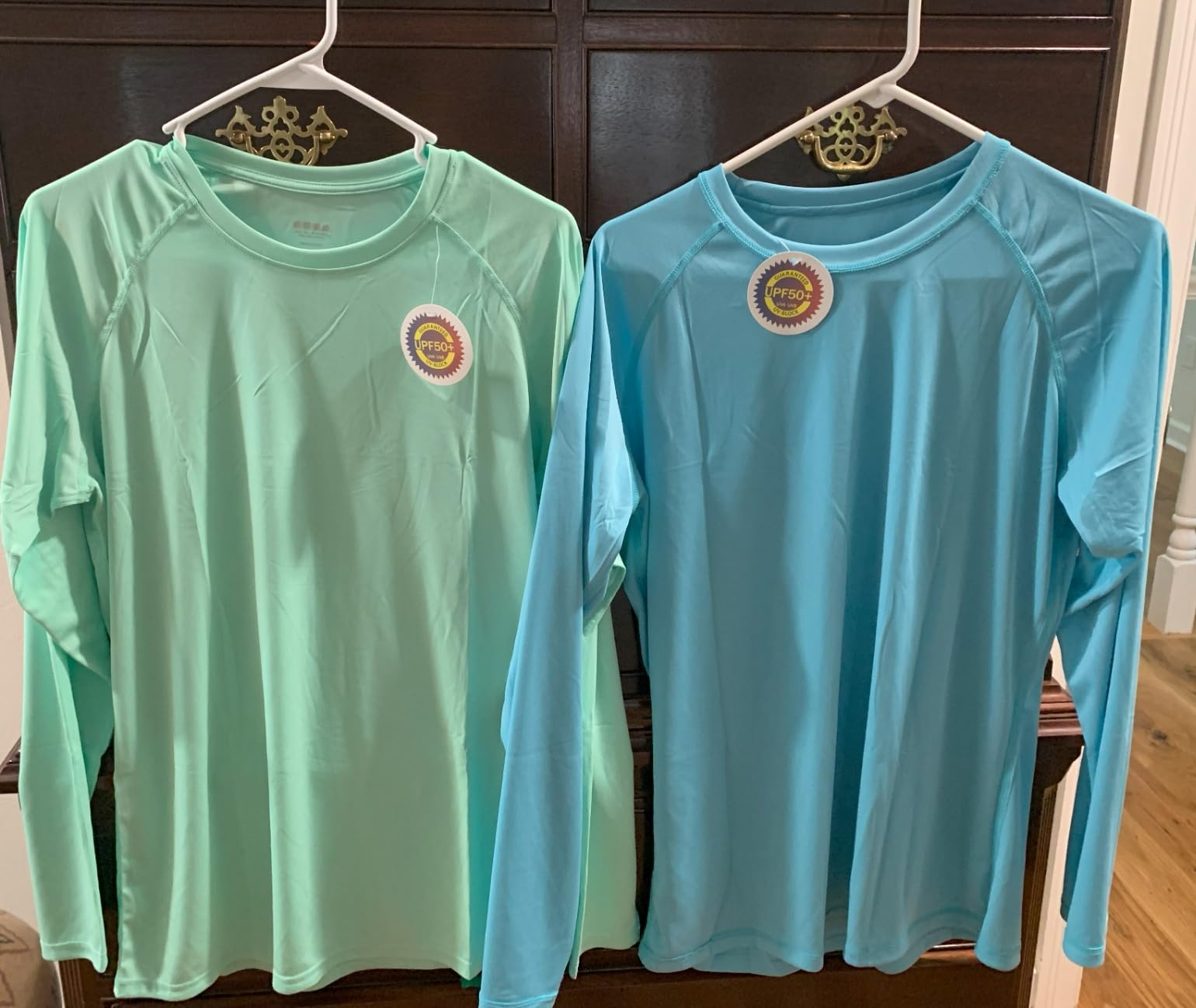Women's Sun Protection Long Sleeve Shirts, UPF 50+ UV Rash Guard Swim Shirt, Workout Hiking Running Athletic Tops customer photo 2