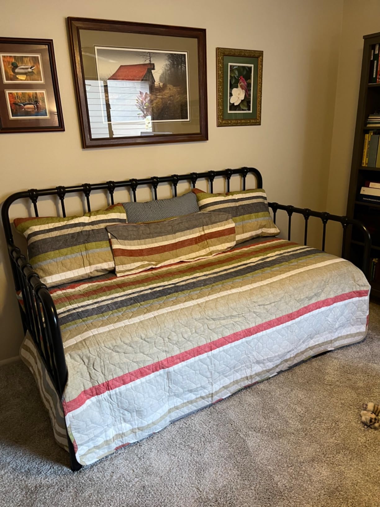 Eddie Bauer - Queen Quilt Set with Shams, Reversible Cotton Bedding, Lightweight All-Season, Pre-Washed, Troutdale Green customer photo 2