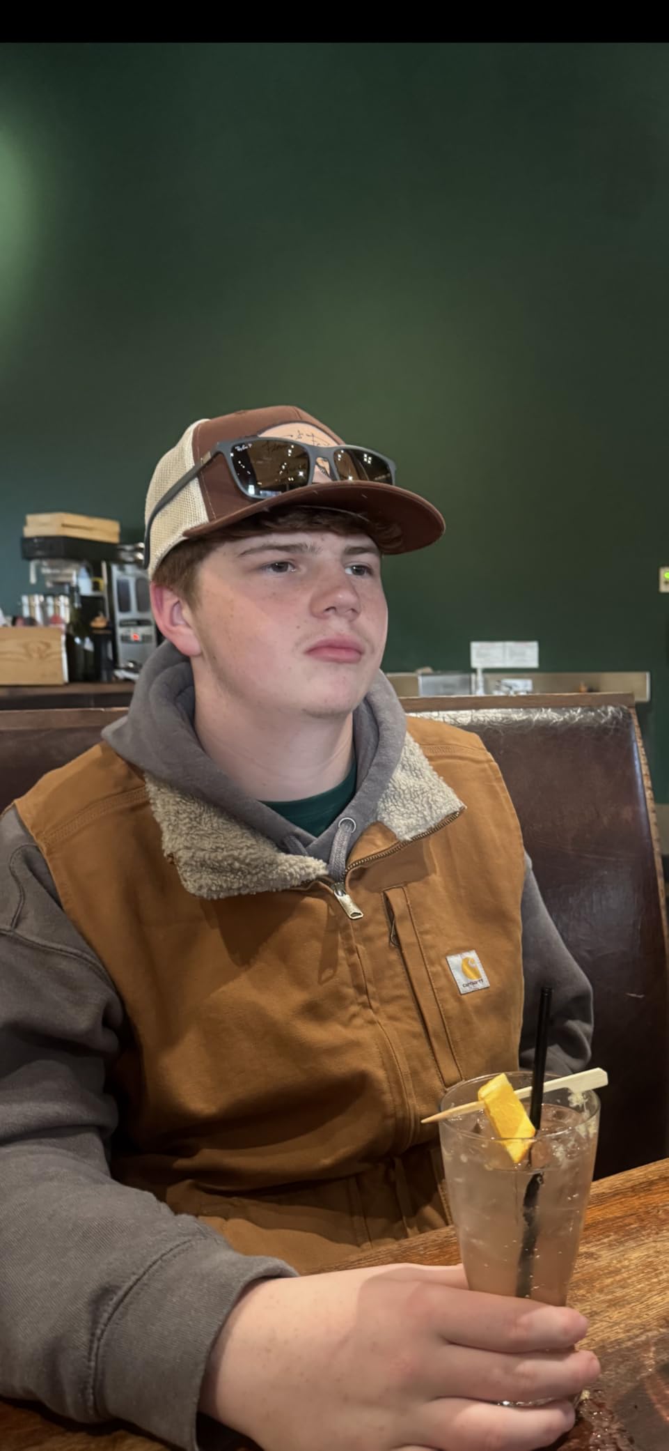 Carhartt Men's Washed Duck Mock-Neck Vest customer photo 1