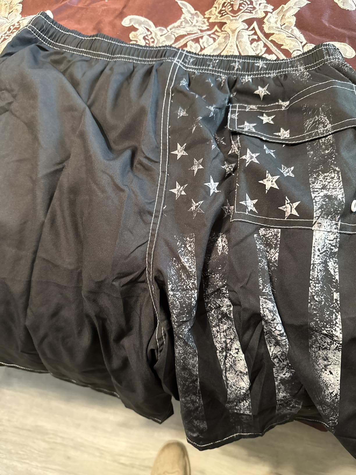 FT FENTENG Mens Swim Trunks Quick Dry Board Shorts with Mesh Liner, Breathable Big & Tall Beach Shorts Swimwear Bathing Suits customer photo 2