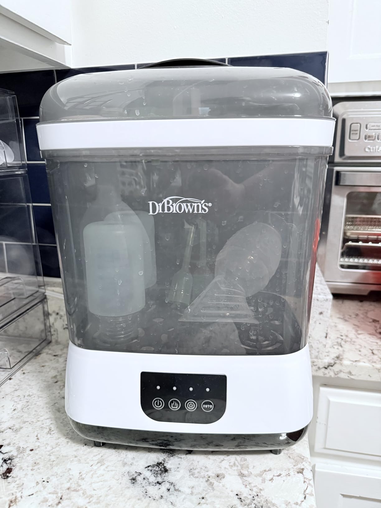 Dr. Brown's All-in-One Sterilizer and Dryer for Baby Bottles, Parts and Other Newborn Essentials customer photo 1