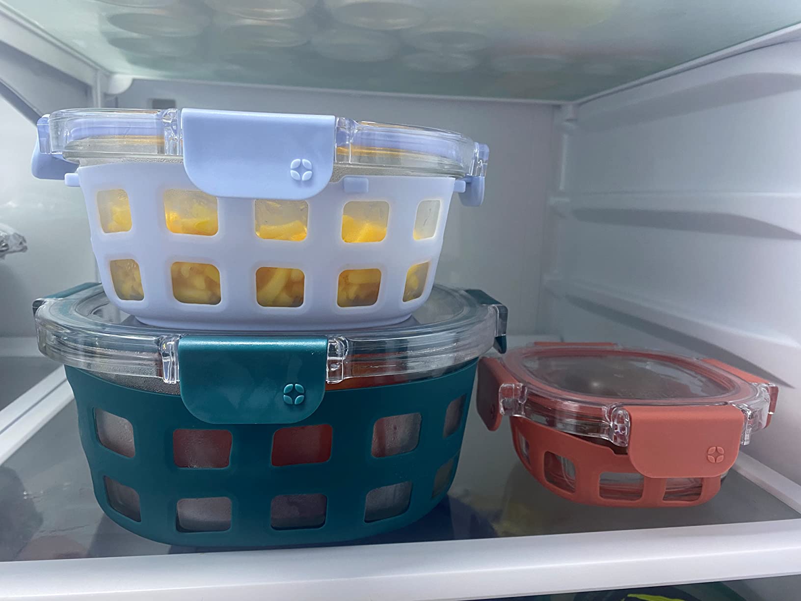 Ello Duraglass Mixed Meal Prep Sets Leak-Proof Glass Food Storage Containers with Silicone Sleeves and Airtight BPA-Free Lids, Dishwasher, Microwave, and Freezer Safe customer photo 2