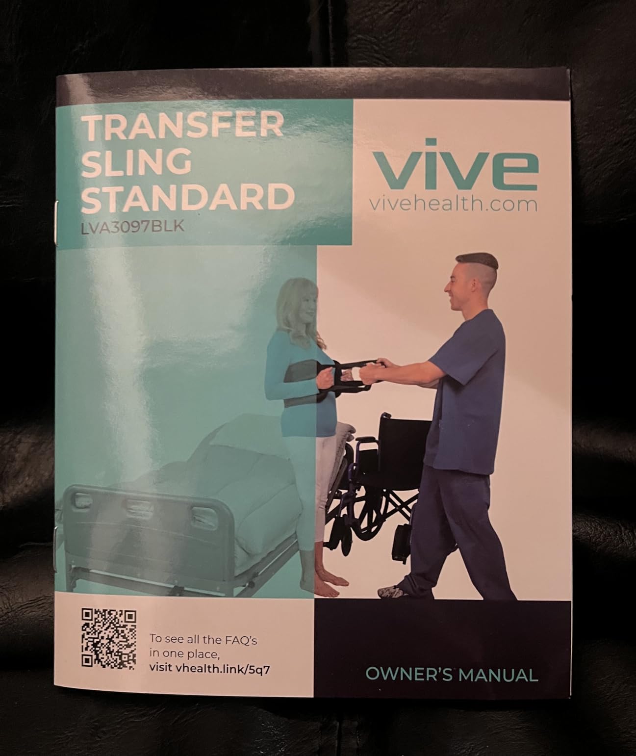 Vive Transfer Sling - Padded Assist Gait Belt - Heavy Duty Patient Lift with Straps - Mobility Standing and Lifting Aid for Disabled, Elderly, Seniors, Injured - Safely Move from Bed and Wheelchair customer photo 1