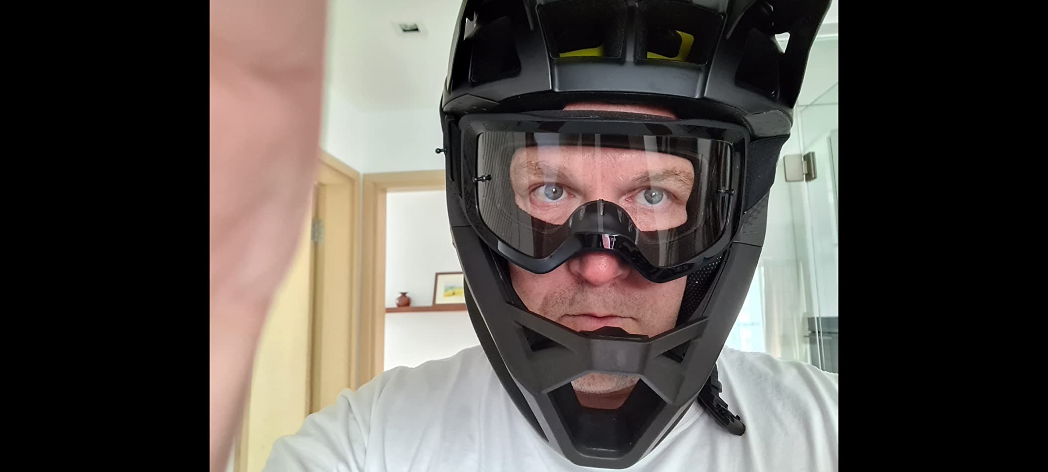 Fox Racing Main Motocross Goggle, STRAY Black - Clear Lens customer photo 1