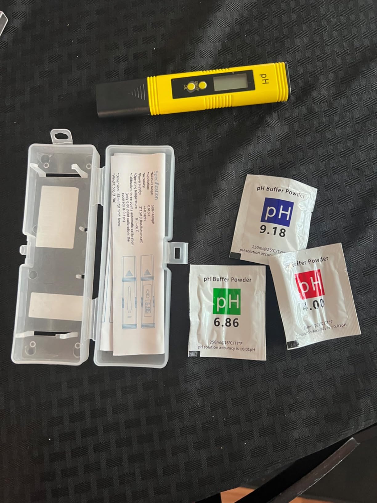 Digital pH Meter Tester Pen for Water, Pre-Calibrated, High Accuracy +/-0.01, 0-14 pH Range, Pocket Size for Drinking Water, Pool, Aquarium and Hydroponics customer photo 2