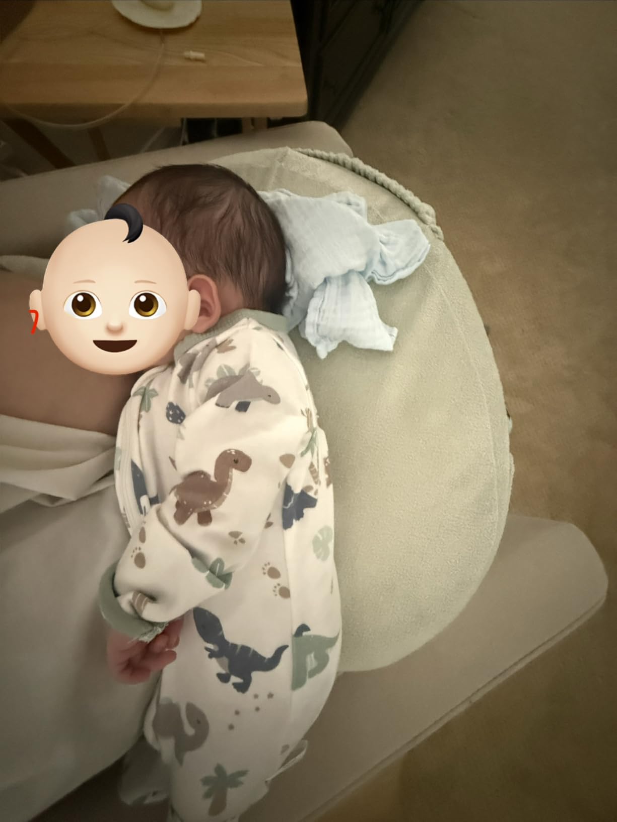 My Brest Friend Nursing Pillow - Deluxe - Enhanced Comfort w/ Slipcover - Ergonomic Breastfeeding Pillow For Ultimate Support For Mom & Baby - Adjustable Pillow W/ Handy Side Pocket, Soft Rose customer photo 2