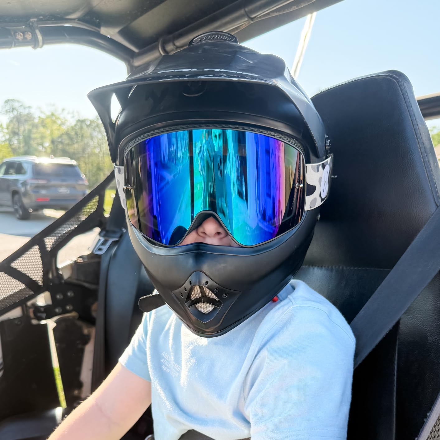 Havoc Racing Magnetic Frameless Goggles - For Motocross, Dirt Biking, Snowboarding, ATV, & UTV - UV Blocking Anti-Fog Goggles customer photo 1