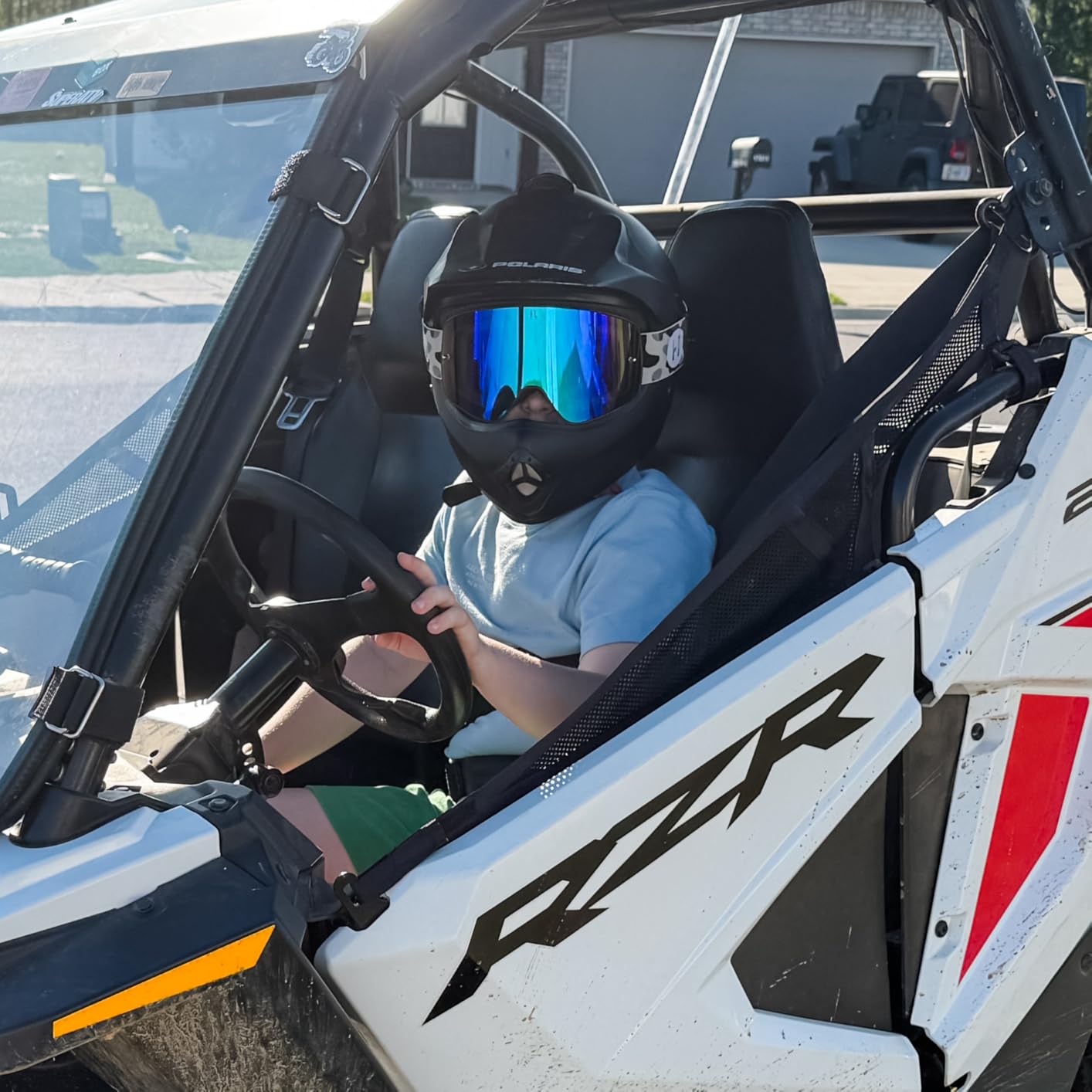 Havoc Racing Magnetic Frameless Goggles - For Motocross, Dirt Biking, Snowboarding, ATV, & UTV - UV Blocking Anti-Fog Goggles customer photo 2