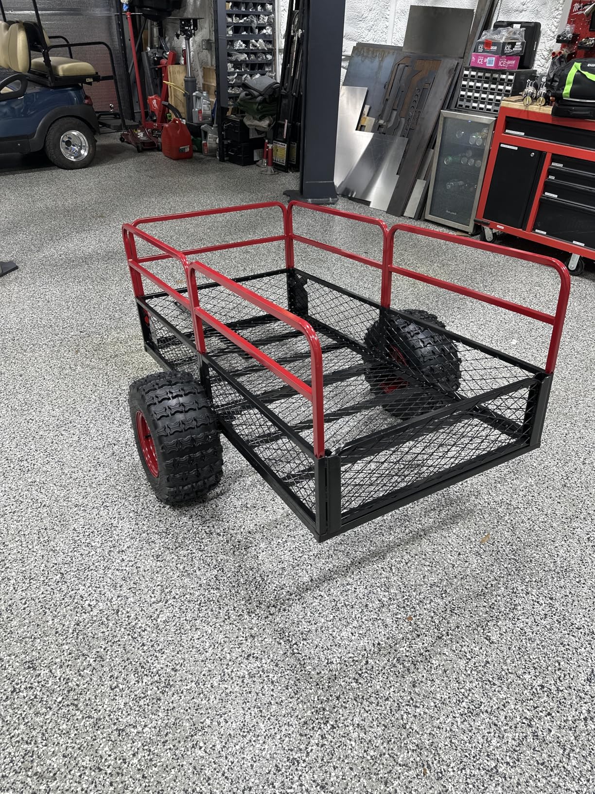 Yutrax TX162 HC1500 Heavy Duty ATV / UTV Trailer - for Off-Road Use - 1,500 lb. Capacity customer photo 1