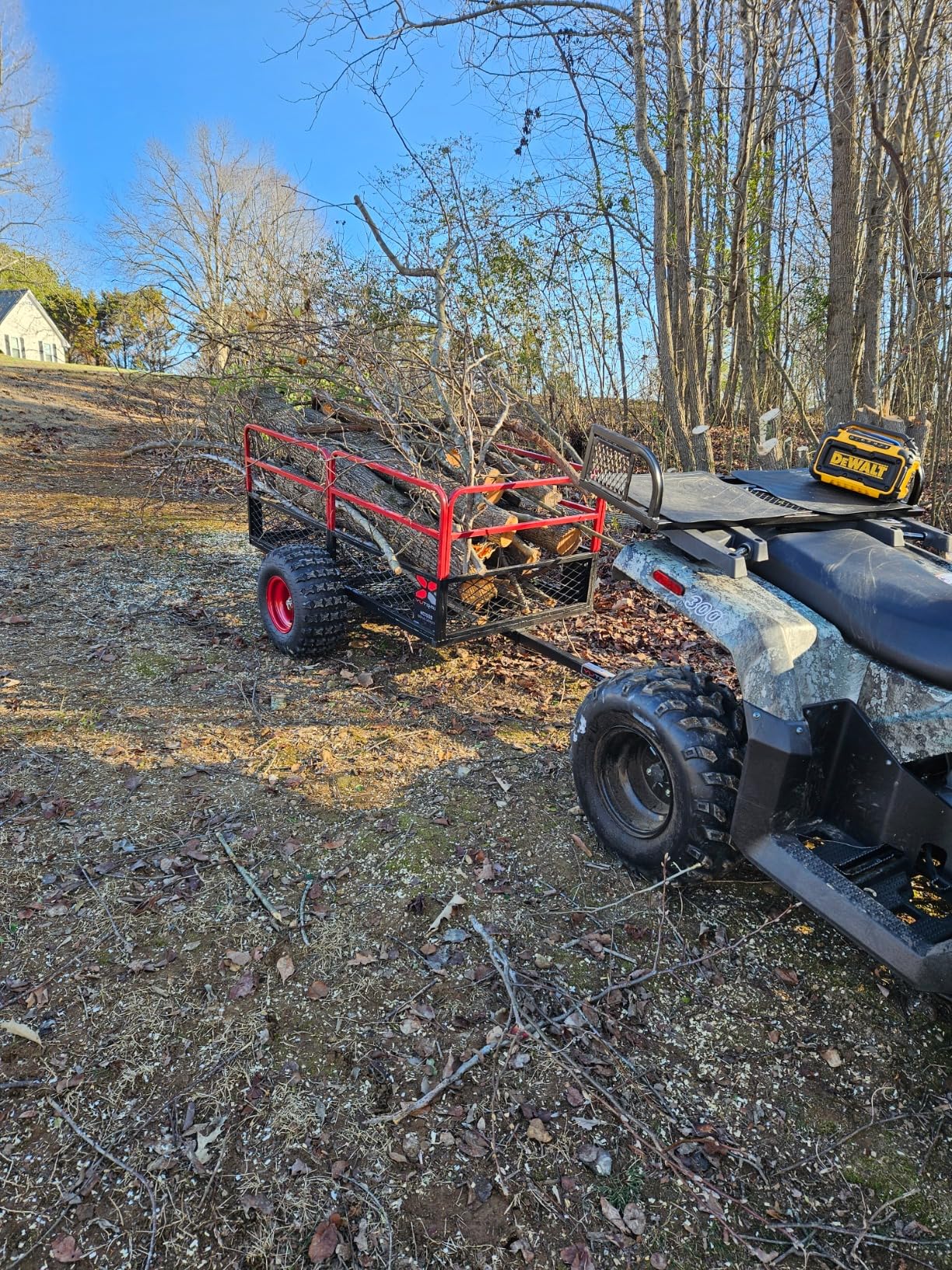 Yutrax TX162 HC1500 Heavy Duty ATV / UTV Trailer - for Off-Road Use - 1,500 lb. Capacity customer photo 2