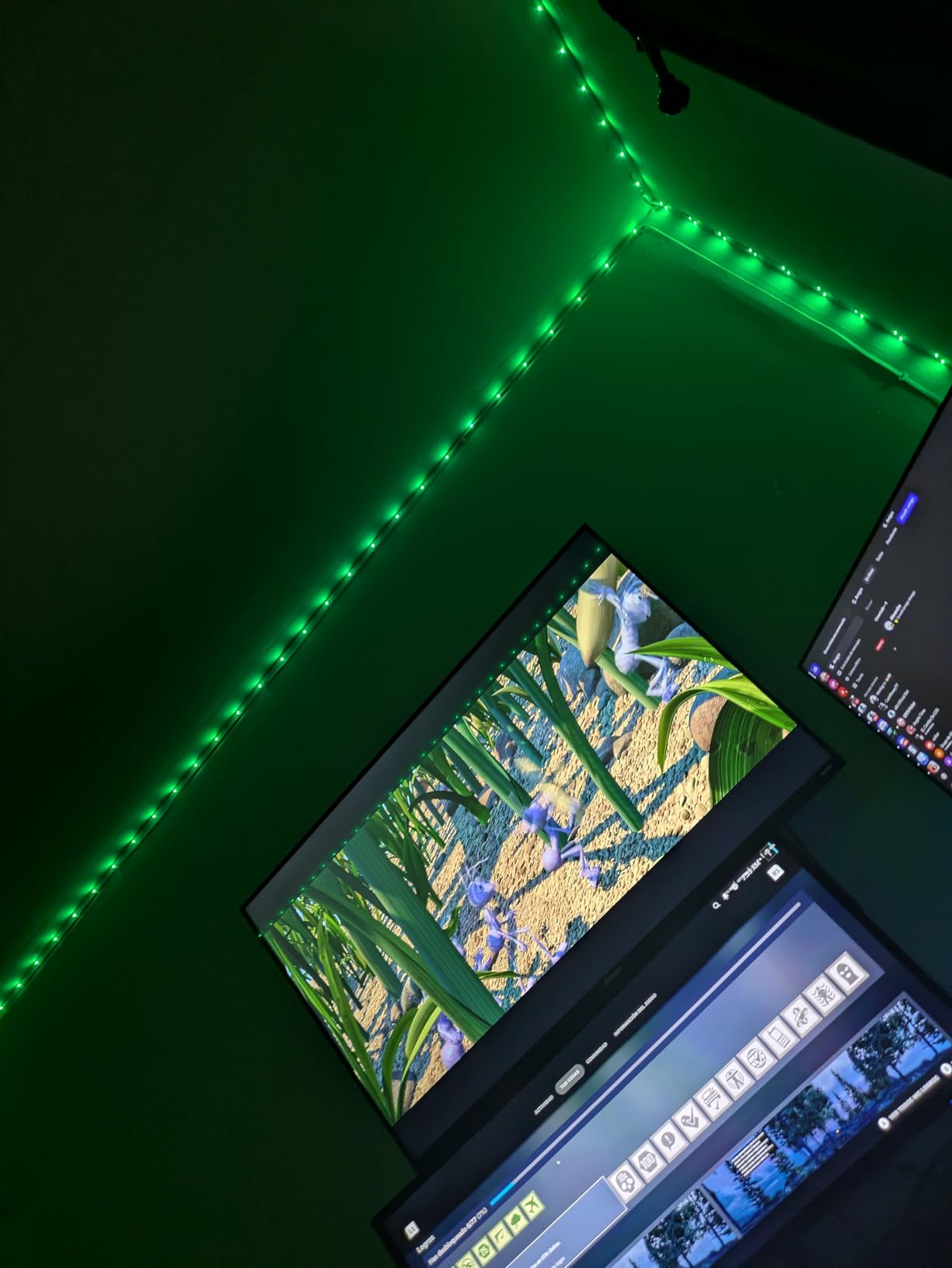 TJOY LED Lights for Bedroom 100ft, RGB Color Changing Led Strip Lighting with Remote and Smart APP Control, Music Sync Rope Lights via Bluetooth for Kitchen, TV, Room Decor customer photo 1