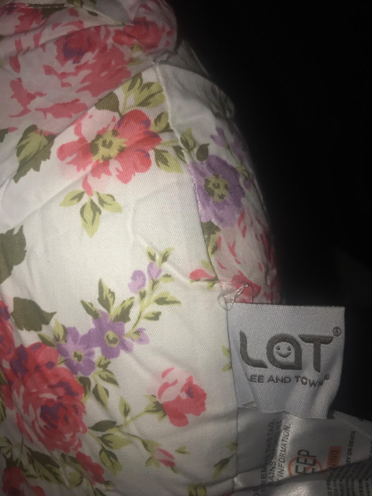 LAT Nursing Pillow for Breastfeeding,100% Cotton Removable Cover,Ergonomic Breast Feeding Pillows for Mom and Baby,Machine Washable(Giraffe & Elephant) customer photo 2