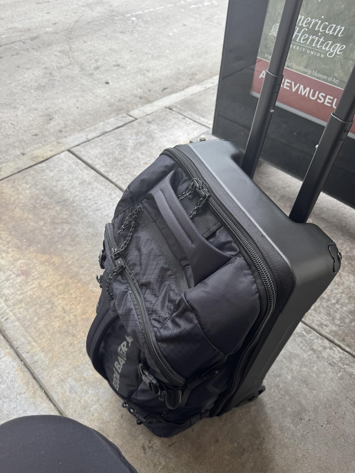 Eddie Bauer Expedition Rolling Duffel Bag with Wheels | Travel | Check-In | Luggage | Rugged | Durable - Dark Thyme, 30