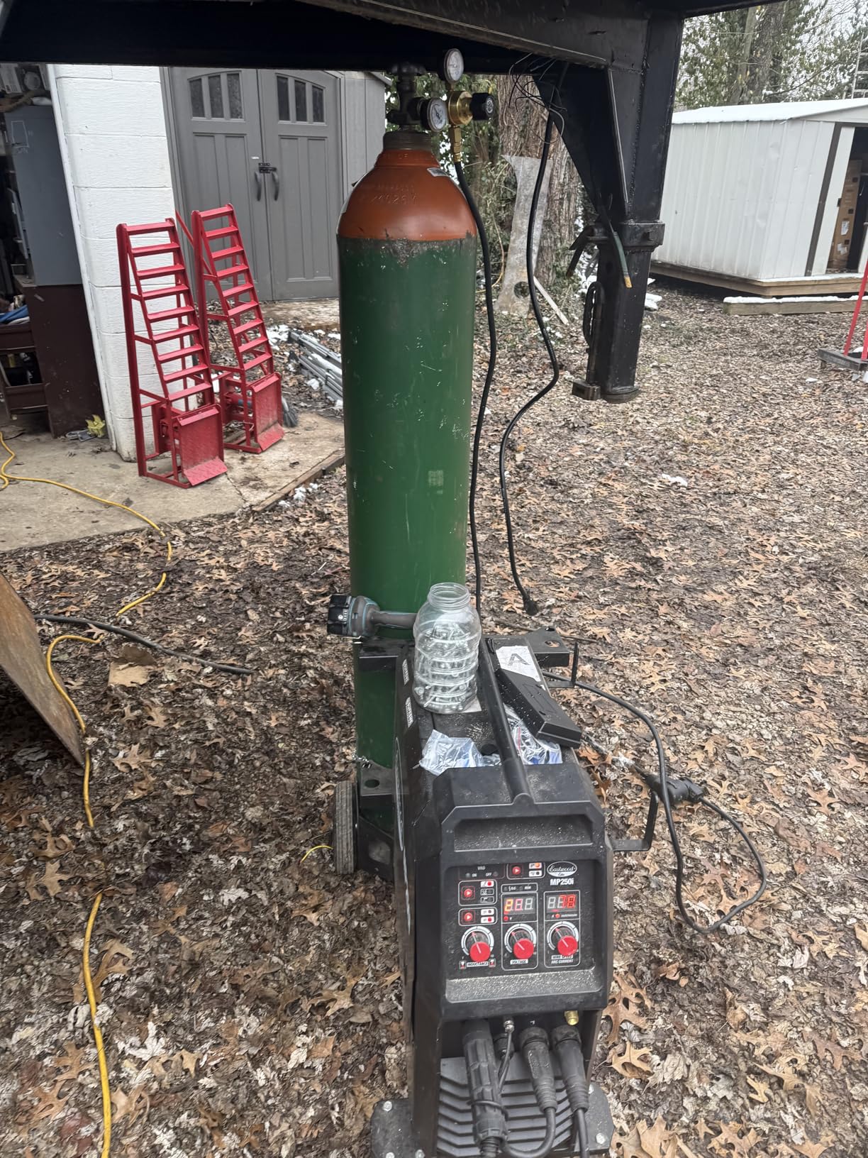 Eastwood MP250i Elite Multi-Process Welder | MIG - TIG - ARC Welding Machine Set | Rated Duty Cycle of 60% at 250 Amps| Black customer photo 1