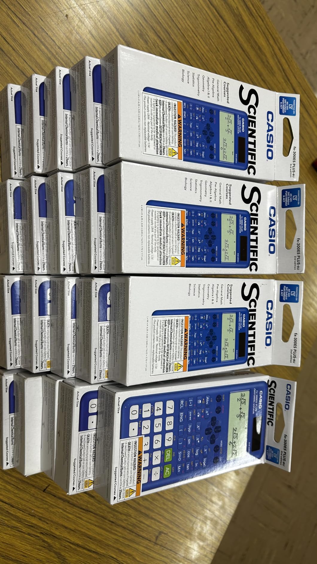 Casio fx-300ES Plus 2nd Edition Scientific Calculator, 262 Functions, Natural Textbook Display, Pink customer photo 2
