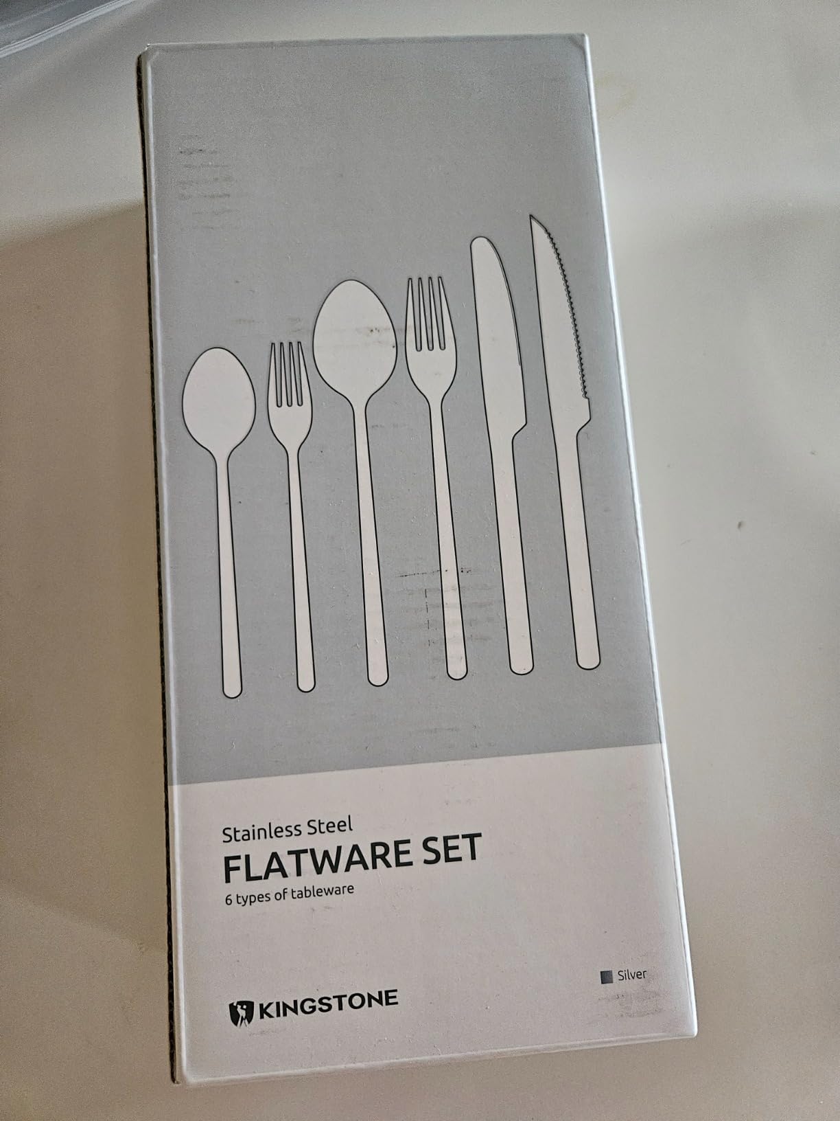 KINGSTONE Silverware Set, 20 Piece Flatware Cutlery Set for 4, 18/10 Stainless Steel Silverware Mirror Polished Dishwasher Safe for Home, Restaurant, Wedding, Party customer photo 1