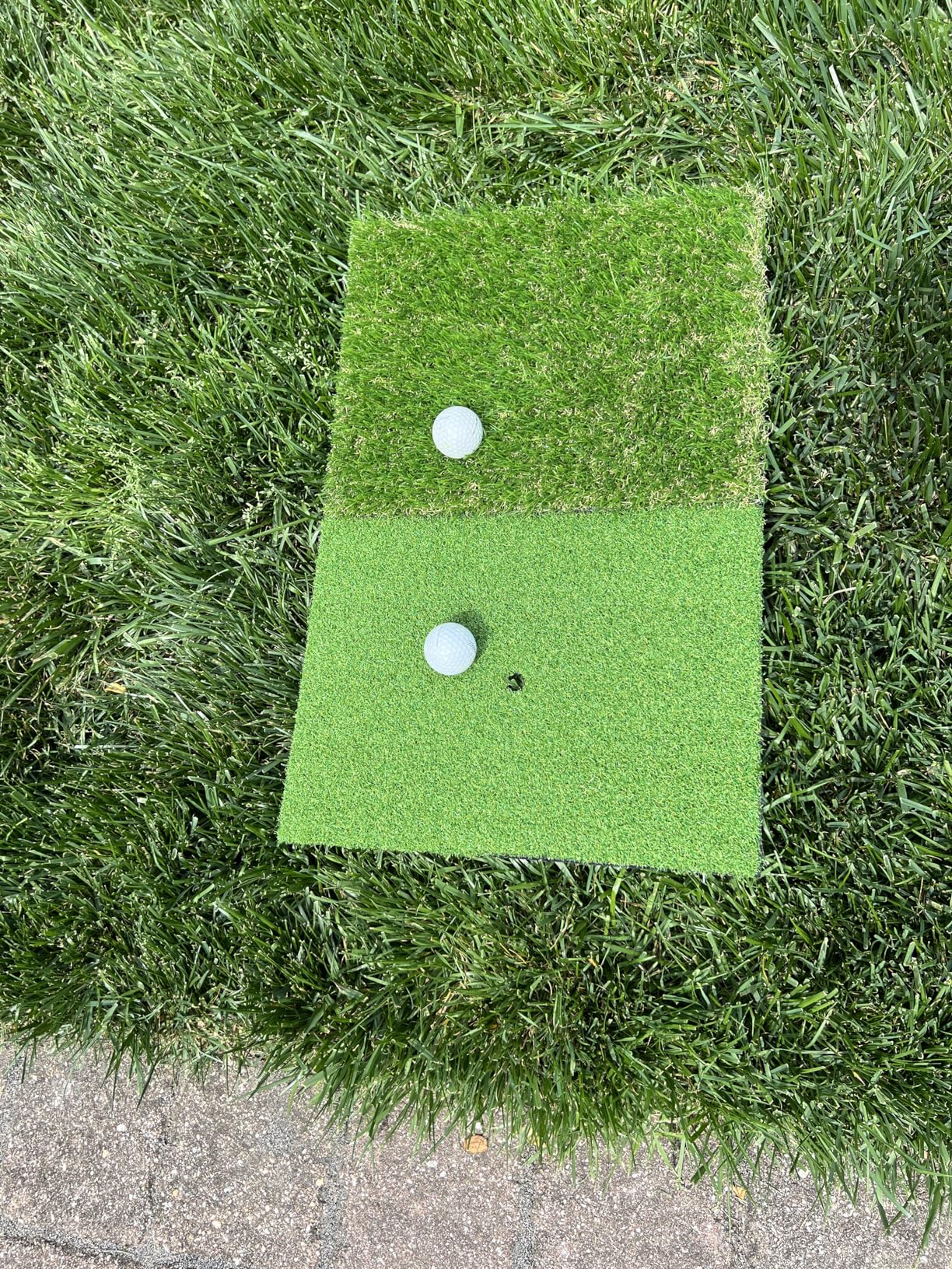 SAPLIZE Foldable Heavy-Duty Golf Hitting Mat with 10mm EVA Backing for Indoor/Outdoor Swing & Chipping, Golf Accessories & Gift for Men & Women customer photo 2