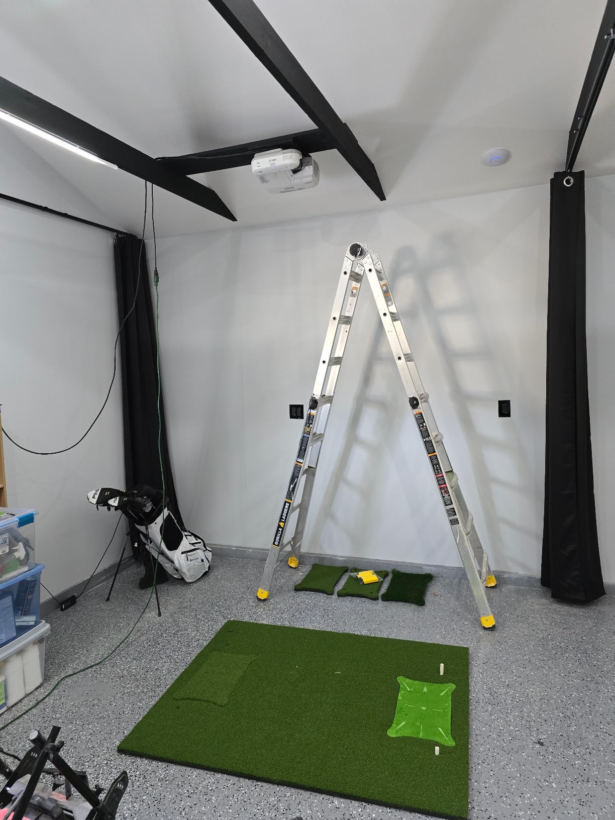 GoSports 5 ftx4 ftPRO Golf Practice Hitting Mat, Includes 5 Interchangeable Inserts for The Ultimate at-Home Instruction customer photo 2