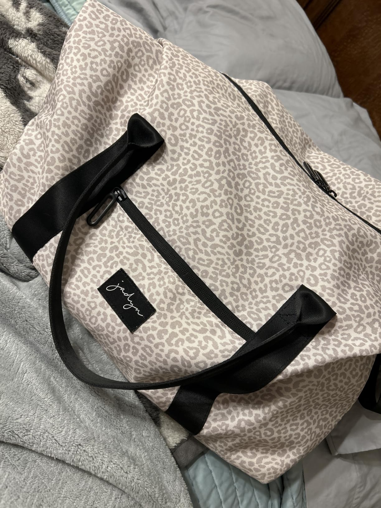 Jadyn Lola Travel Bag, Weekender/Overnight Duffel, Gym Tote Bag for Women, Men customer photo 1