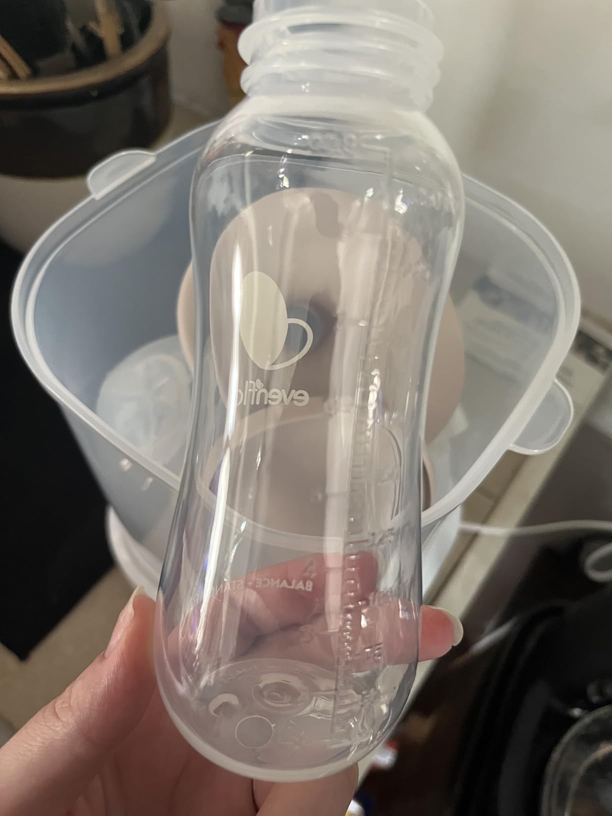 GROWNSY Bottle Sterilizer and Dryer, Compact Electric Steam Baby Bottle Sterilizer (Esterilizador de Biberones), Bottle Sanitizer for Baby Bottles, Pacifiers, Pump Parts customer photo 2