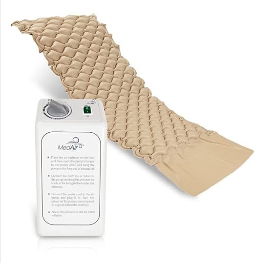 MedVance Premium Alternating Air Pressure Mattress Pad with Ultra Quiet Alternating Pump, Hospital Bed Mattress Topper, Mattress Topper for Hospital Bed, Bed Sore Prevention customer photo 2